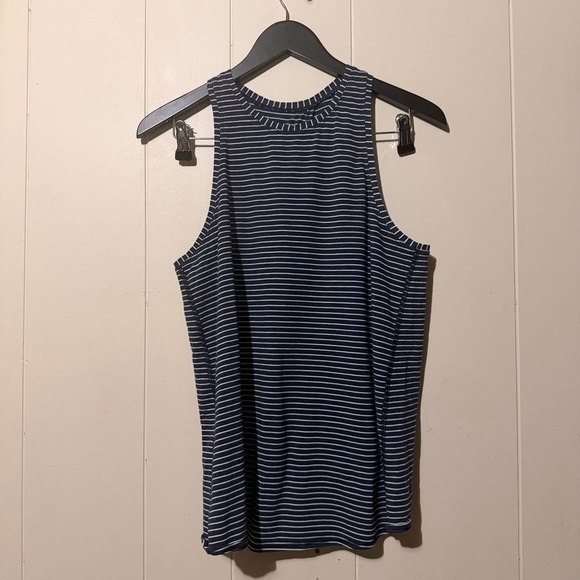 Lululemon All Tied Up Tank Modern Stripe Black and White Women Size 8? - Picture 3 of 7